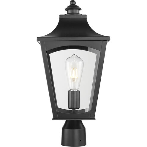 Curry 1 Light 19.5 inch Powder Coated Black Outdoor Post Lantern